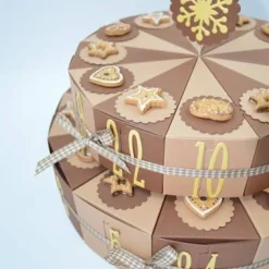 Adventskalender Torte - Brezel