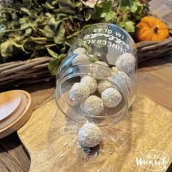 Adventskalender/ Vorratsglas Holzdeckel | Weihnachten | Keksglas |  | Plott | 1270ml | Geschenk zu Weihnachten | Glas