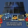 Adventskalender Weltraum für Kinder ab 8 Jahren mit 24 kleinen Geschichten, großer Übersichtskarte und Stickern