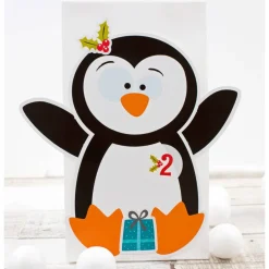 Adventskalender X-Mas Friends zum Befüllen & Basteln DIY Komplettset für Kinder kein Kleber und keine Schere notwendig Weihnachtskalender