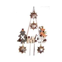 Adventskalender XXL Komplettset Wandhänger *XMAS* – Befüllbarer Advent Deko Kalender aus Baumwolle