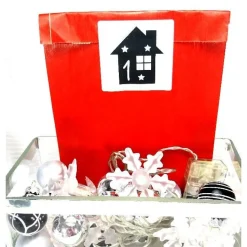 Adventskalender Zahlen große Sticker Häuser Häuschen, 24 Adventskalenderzahlen Aufkleber, by BuntMixxDESIGN