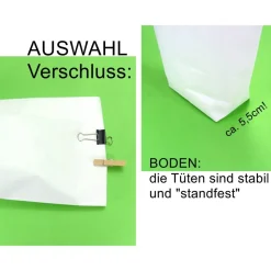 Adventskalender Zuckerstange rot weiss, Kraftpapiertüten, Foldback Klammer Holzklammern, by BuntMixxDESIGN