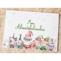 Adventskalender zum Ausmalen