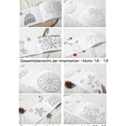 Adventskalender zum Ausmalen