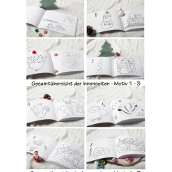 Adventskalender zum Ausmalen