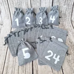 Adventskalender zum befüllen ~ Adventskalendersäckchen ~ Jute Säckchen ~ Weihnachten