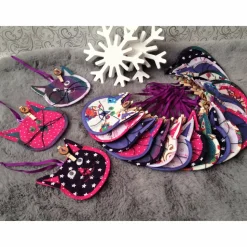 Adventskalenderesäckchen bunt befüllbar Katzenmotiv