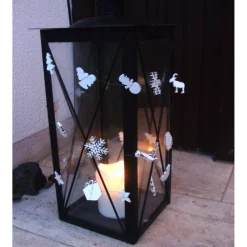 Adventskalendermotive aus Holz "Weihnachten" Streudeko, 24-teilig