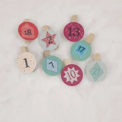 Adventskalendersäckchen | Säckchen aus Stoff |  Adventskalender zum befüllen | Weihnachtskalender