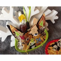 Adventskalendersäckchen befüllbar Katzenform Bärchenmotiv