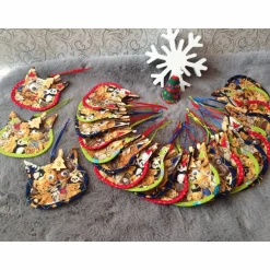 Adventskalendersäckchen befüllbar Katzenform Bärchenmotiv