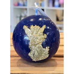 Adventskerzen - Weihnachtskerzen 4-er Set - Blau -