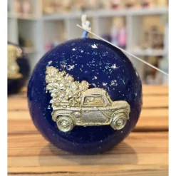 Adventskerzen - Weihnachtskerzen 4-er Set - Blau -