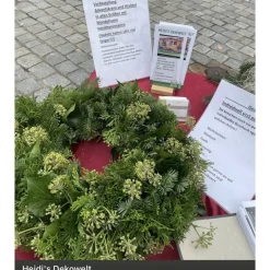 Adventskranz frischer Kranz Naturkranz