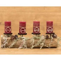 Adventskranz Zahlen 1 - 4 / Holzzahlen für Kerzen Weihnachten