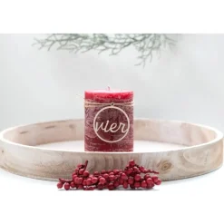 Adventskranz Zahlen Holz 1–4 in schlicher Schreibschrift – handgemachte Holzzahlen, natürliche Weihnachtsdeko