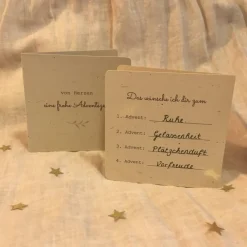 Adventslichter • Mini-Adventskranz zum Verschenken Adventskalender Weihnachten