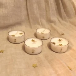 Adventslichter • Mini-Adventskranz zum Verschenken Adventskalender Weihnachten