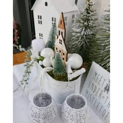 Adventsschale Snow- white