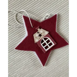 Adventssterne, 3-D-Sterne mit Haus-Motiv in zwei Varianten