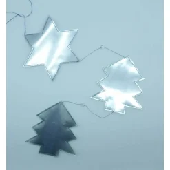 Advents-und Weihnachtsdeko, Stern, Tannenbaum, Deko-Girlande, Upcycling-Unikat hessmade