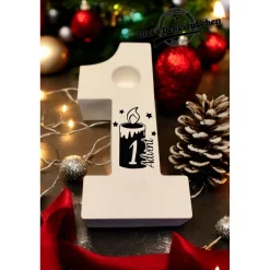 Adventszahlen aus Keramik (Set)