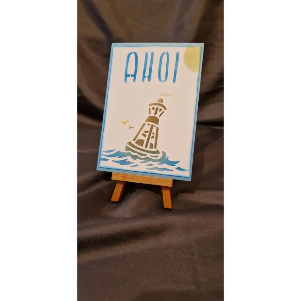 AHOI - Geburtstagskarte - Boje