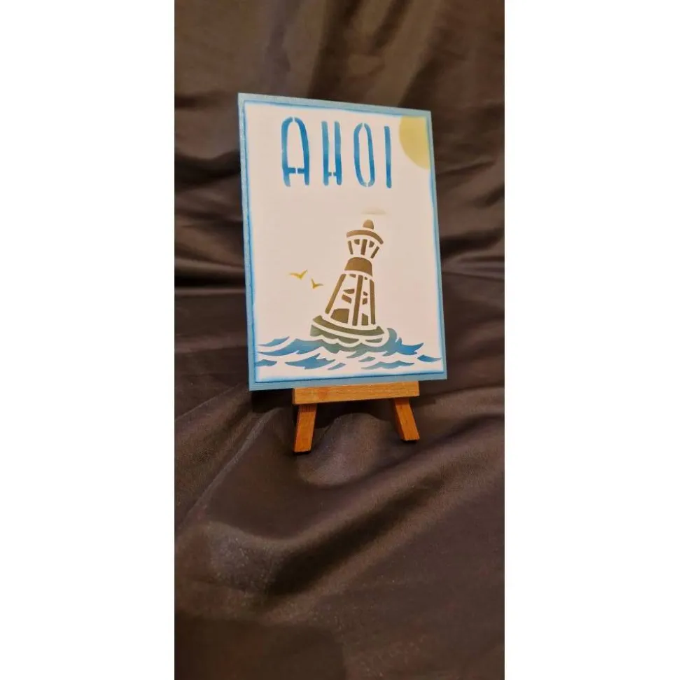 AHOI - Geburtstagskarte - Boje