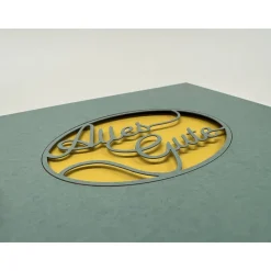 „Alles Gute“ Karte gelasert