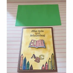 Alles Gute zum Schulanfang - Grußkarte