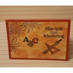 Alles Gute zum Schulanfang - Gratulationskarte
