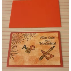 Alles Gute zum Schulanfang - Gratulationskarte