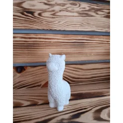 Alpaka / Lama aus Gips – DIY Dekofigur zum Selbstgestalten