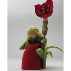 Amaryllis - Blumenkind - Jahreszeitentisch - Waldorf Art - Weihnachten - Winter - Art. Nr. WI2