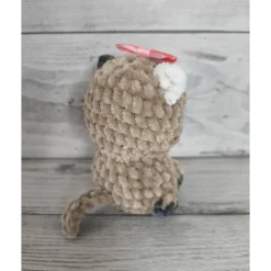 Amigurumi Kätzchen aus Plüschwolle, ca. 10 cm