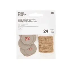 Anhänger Adventskalender inkl. Band