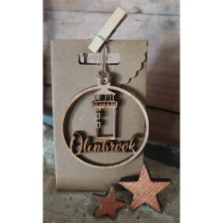 Anhänger aus Holz Altenbruch. Für Christbaum, Adventsgesteck oder einfach so