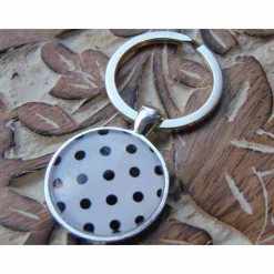 Anhänger Cabochon 25mm silberfarbe o. bronze mit eigenen Bild - Foto personalisiert