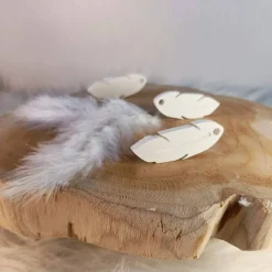 Anhänger Federn, Raysin Mini Federn, Raysin Feder, Deko Federn, Engel Feder, Geschenkeanhänger Federn, Geschenkeanhänger