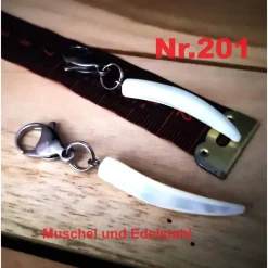 Anhänger für Charivari aus Edelstahl und Stein, Trachtenschmuck