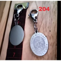 Anhänger für Charivari aus Edelstahl und Stein, Trachtenschmuck