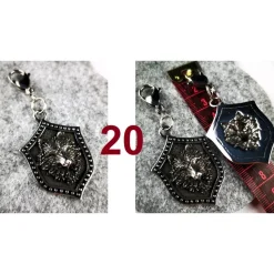 Anhänger für Charivari aus Edelstahl, Trachtenschmuck