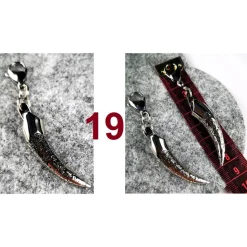 Anhänger für Charivari aus Edelstahl, Trachtenschmuck