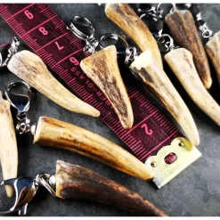 Anhänger für Charivari, Horn, Geweih, Edelstahl, Trachtenschmuck