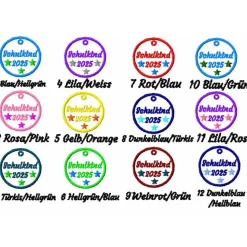 Anhänger für  Schultüte  zum Befestigen an der Schultüte zur Einschulung Schulranzen Tornister