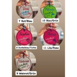 Anhänger für  Schultüte  zum Befestigen an der Schultüte zur Einschulung Schulranzen Tornister