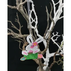 Anhänger Hase in Korb