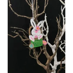 Anhänger Hase in Korb