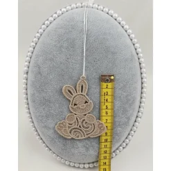 Anhänger Hase mit Ei Sand